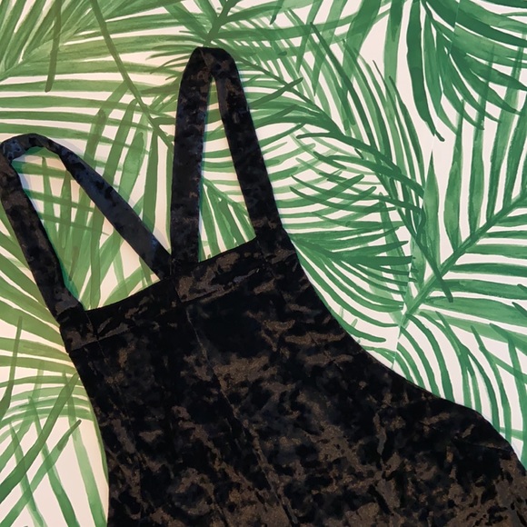 Velour jumpsuit, loose fitting - Picture 2 of 5